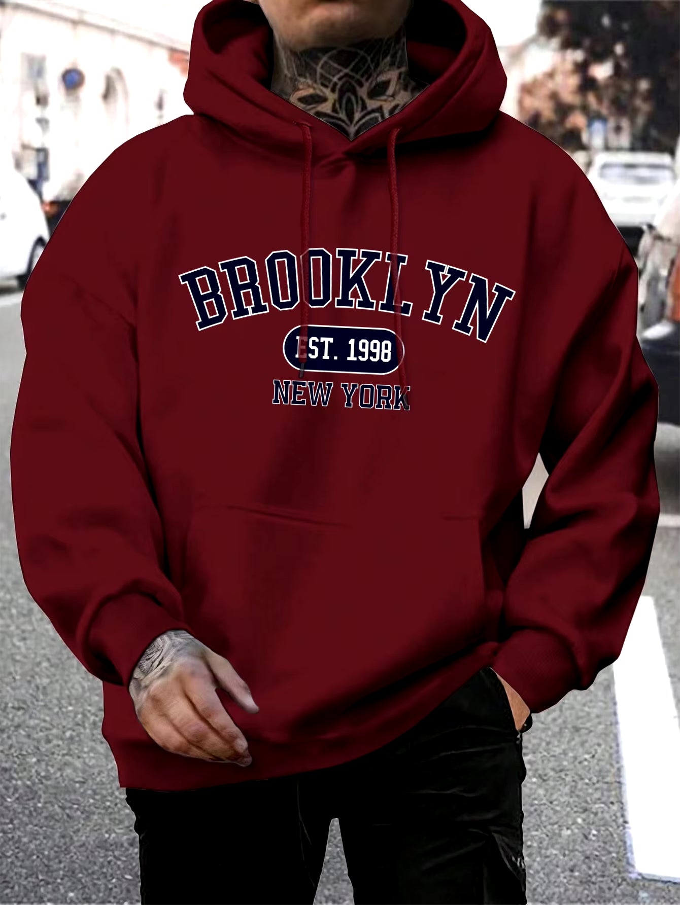 Brooklyn EST 1998 Hoodie – Rock That New York Vibe in Style!