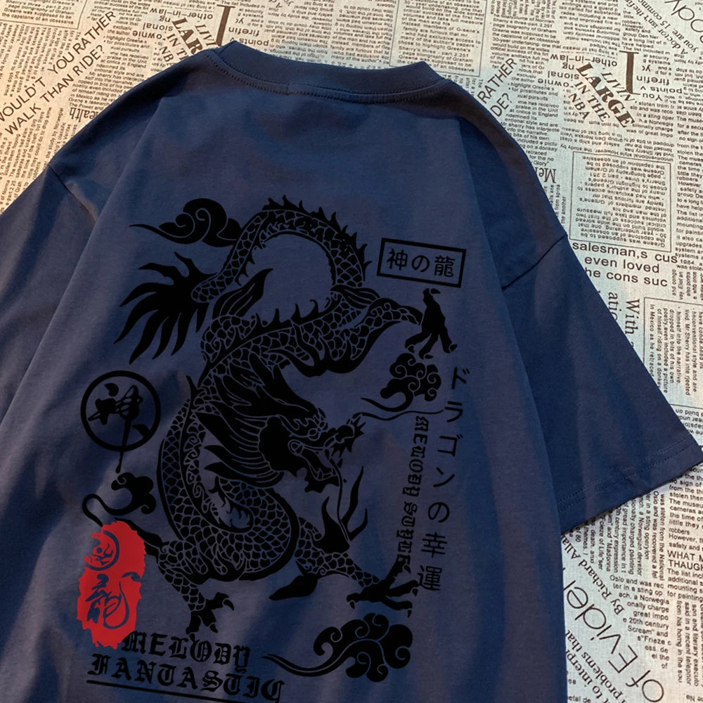 Harajuku Dragon T-shirt – Bold, Fun, and Street-Ready Style!