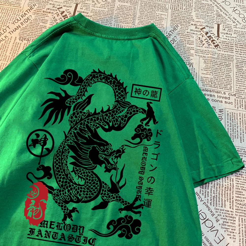 Harajuku Dragon T-shirt – Bold, Fun, and Street-Ready Style!