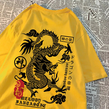 Harajuku Dragon T-shirt – Bold, Fun, and Street-Ready Style!