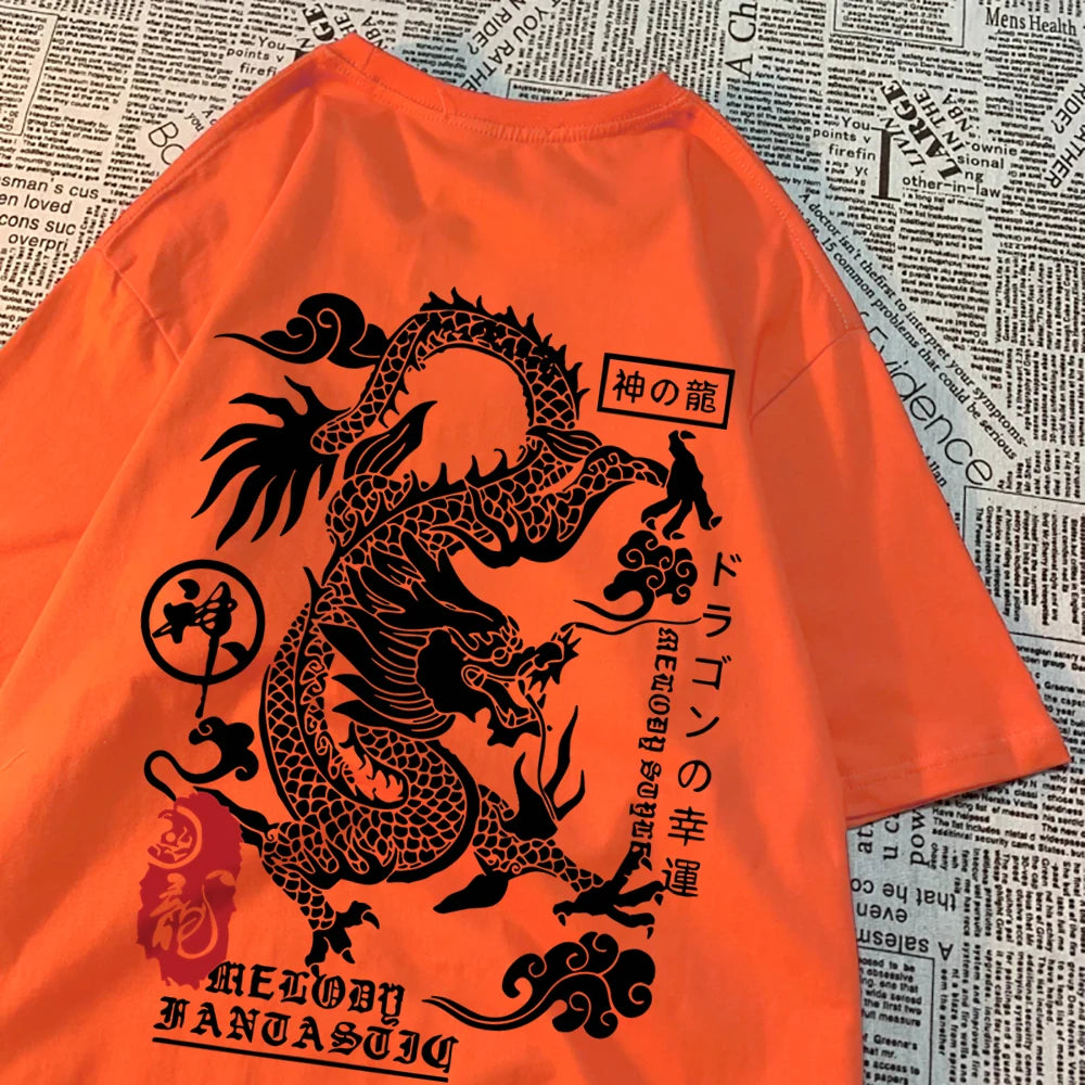 Harajuku Dragon T-shirt – Bold, Fun, and Street-Ready Style!