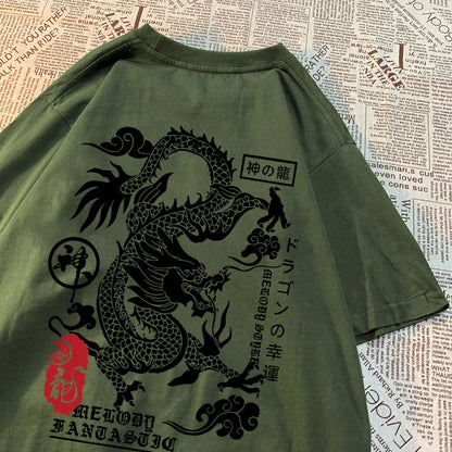 Harajuku Dragon T-shirt – Bold, Fun, and Street-Ready Style!